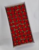 Роза бутон 3 см. Цвет красный