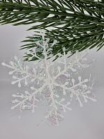 Снежинки пластиковые. Упаковка 3 шт.  Размер 16 см.