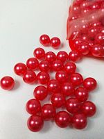 жемчуг #10 красный без дырки 0,5кг