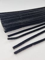 Синельная проволока черная. Размер: длина 30 см объем 5мм.