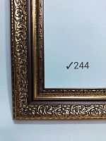 Багет пластик 40*50 см. Цвет бронза. Номер ✓244.