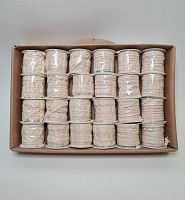 Тесьма декоративная на бухте. Намотка 1,7-2 метра. Упаковка 24 шт.