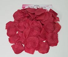 Лепестки роз. Бордовый.  Упаковка 150 шт