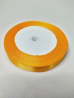 Лента атласная 1,2см 25 ярдов "Оранжевая"