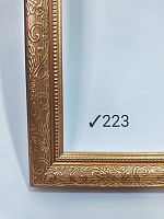 Багет пластик 40*50. Цвет золото. Номер ✓ 223.