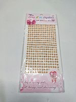 Наклейки стразы. Блистер 24*10 см. Размер страз 4 мм.