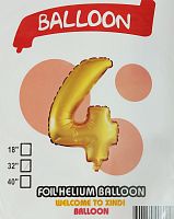 шары фольга #32 золото 4