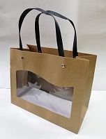 Пакет флористический с окошком 23*11*18 №5