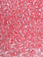 Бисер крупный круглый. Размер 6/0, 4 мм. Цвет персиковый. Производство Китай.